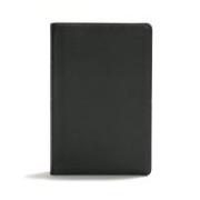 CSB Giant Print Center-Column Reference Bible, Black Leathertouch