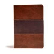 KJV Giant Print Reference Bible, Saddle Brown Leathertouch, Indexed