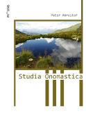 Studia Onomastica