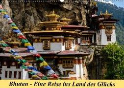Bhutan - Eine Reise ins Land des Glücks (Wandkalender 2019 DIN A2 quer)