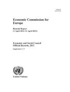 Biennial Report of the Economic Commission for Europe (1 April 2011 - 11 April 2013)