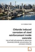 Chloride induced corrosion of steel reinforcement inside concrete