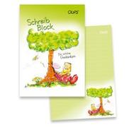 Oups-Schreibblock A5 - grün