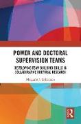 Power and Doctoral Supervision Teams