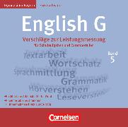 English G, Gymnasium Bayern, Band 5: 9. Jahrgangsstufe, Vorschläge zur Leistungsmessung: Elektronische Ausgabe, Für Schulaufgaben und Extemporalien, CD-Extra, CD-ROM und CD auf einem Datenträger