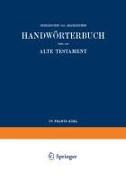 Wilhelm Gesenius¿ Hebräisches und Aramäisches Handwörterbuch über das Alte Testament