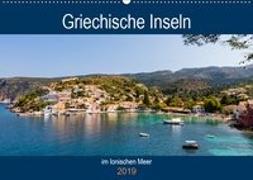 Griechische Inseln im Ionischen Meer (Wandkalender 2019 DIN A2 quer)