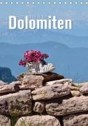Hoch oben in den Dolomiten (Tischkalender 2019 DIN A5 hoch)