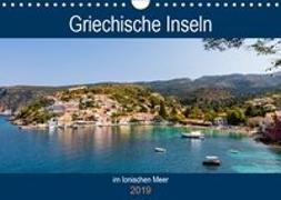 Griechische Inseln im Ionischen Meer (Wandkalender 2019 DIN A4 quer)