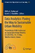 Data Analytics: Paving the Way to Sustainable Urban Mobility