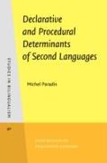 Declarative and Procedural Determinants of Second Languages