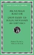 Menander Rhetor. Dionysius of Halicarnassus, Ars Rhetorica