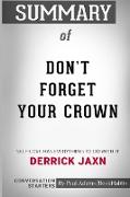 Summary of Don't Forget Your Crown