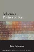 Adorno's Poetics of Form