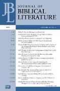 Journal of Biblical Literature 137.1 (2018)