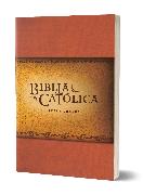 La Biblia Católica: Tapa blanda, tamaño grande, Edición letra grande. Rústica, r oja / Catholic Bible