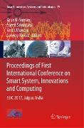 Proceedings of First International Conference on Smart System, Innovations and Computing