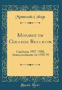 Monmouth College Bulletin