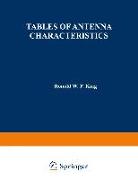 Tables Of Antenna Characteristics