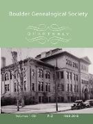 Boulder Genealogical Society Quarterly, 1969-2018 Names Index and Table of Contents, Vol 3, P-Z