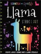 Llamas Stencil Art