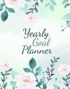 Yearly Goal Planner: Journal Notebook (8 X 10)