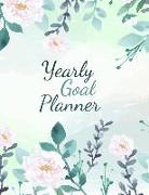 Yearly Goal Planner: Composition Journal Notebook (8.5 X 11)