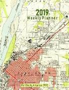 2019 Weekly Planner: Fort Smith, Arkansas (1951): Vintage Topo Map Cover