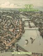 2019 Weekly Planner: Pittsburgh, Pennsylvania (1902): Vintage Panoramic Map Cover