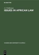 Issues in African law