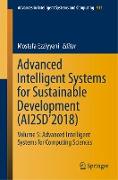 Advanced Intelligent Systems for Sustainable Development (AI2SD¿2018)