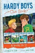 Hardy Boys Clue Book 4 Books in 1!: The Video Game Bandit, The Missing Playbook, Water-Ski Wipeout, Talent Show Tricks