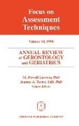 Annual Review of Gerontology and Geriatrics, Volume 14, 1994