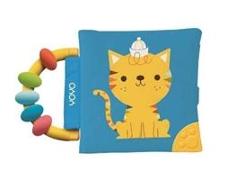 My Soft Rattle and Teether Book: Cat