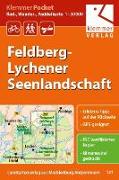 Klemmer Pocket Rad-, Wander- und Paddelkarte Feldberg - Lychener Seenlandschaft 1 : 50 000