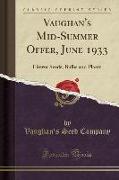 Vaughan's Mid-Summer Offer, June 1933