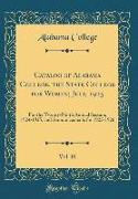 Catalog of Alabama College, the State College for Women, July, 1925, Vol. 18