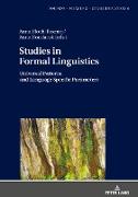 Studies in Formal Linguistics