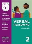 11+ Practice Papers Verbal Reasoning Pack 2 (Multiple Choice)