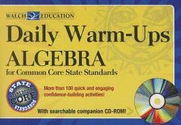 Algebra: Common Core State Standards [With CDROM]