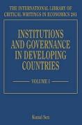 Institutions and Governance in Developing Countries