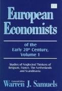 European Economists of the Early 20th Century, Volume 1