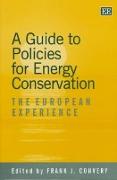 A guide to policies for energy conservation
