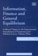Information, Finance and General Equilibrium