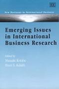 Emerging Issues in International Business Research