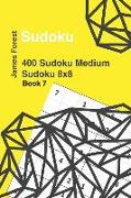 400 Sudoku Medium Sudoku 8x8: Puzzle Books for Adults