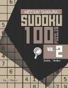 Medium Samurai Sudoku 100 Puzzles Vol.2: Sudoku Medium