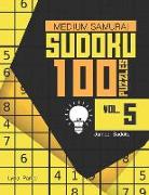 Medium Samurai Sudoku 100 Puzzles Vol.5: Jumbo Sudoku