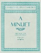 A Minuet - Sheet Music for Voice and Piano - Op. 155 - No. 1