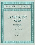 Symphony in F Minor - The Irish - For Full Orchestra - Op.28